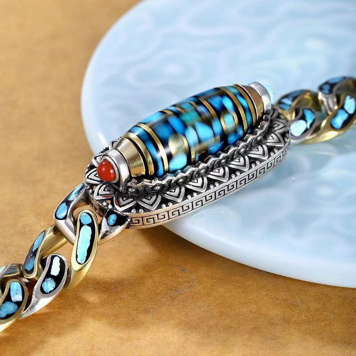 Guardian Dzi-Bracelet | Spiritual Protection & Peace | Stornfield