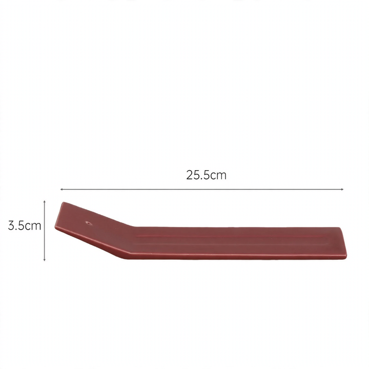 Ceramic incense stick holder, round
