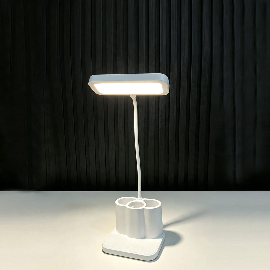 LED desk lamp with color temperature selection