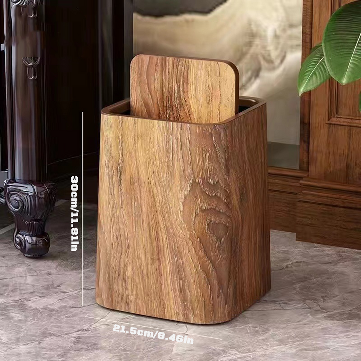 Marble Trash Can | Elegant Swivel Lid | Stornfield