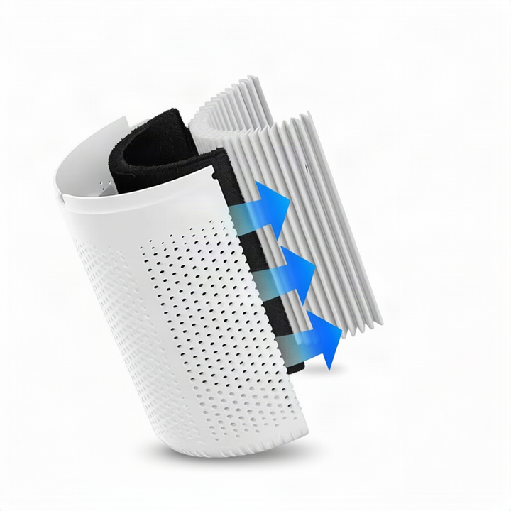 Portable air purifier with aroma function