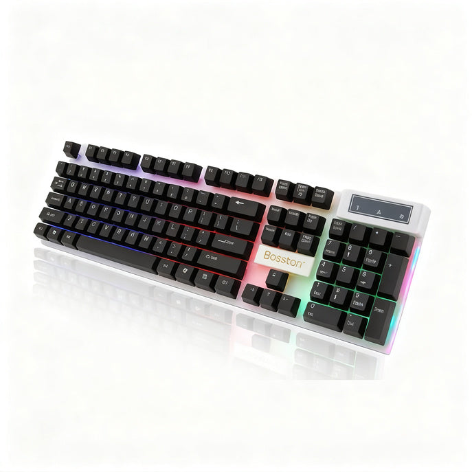 Mechanical gaming keyboard with lighting