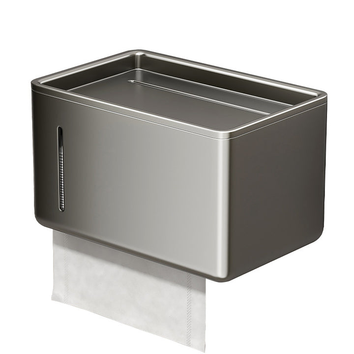 Toilet paper holder, wall mount, aluminum