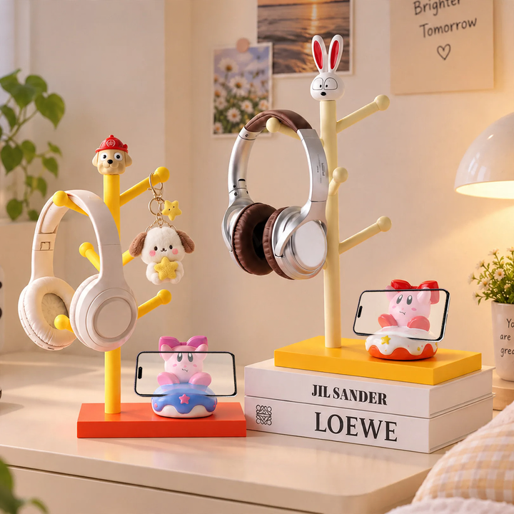 Handy stand with storage, cute design