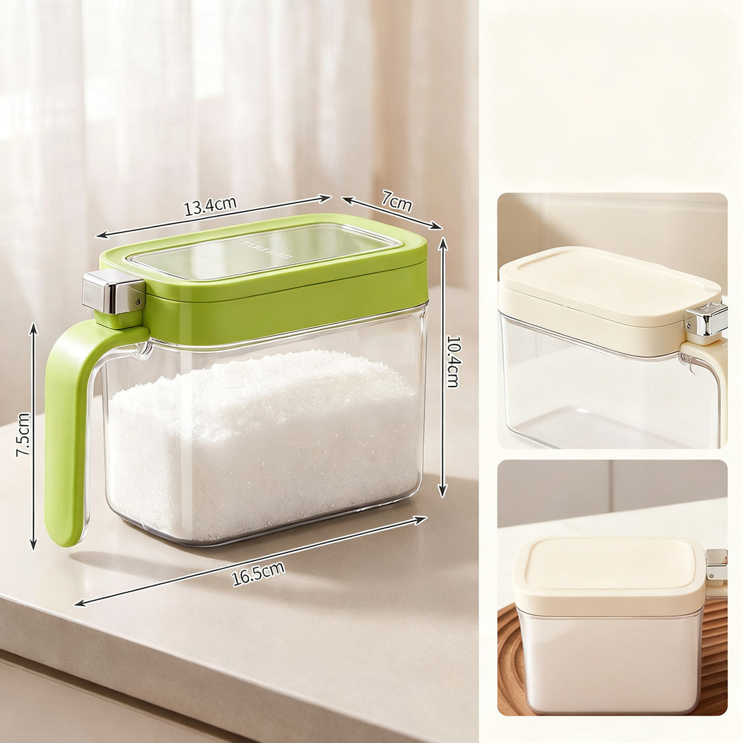 Spice container, ABS, square, airtight