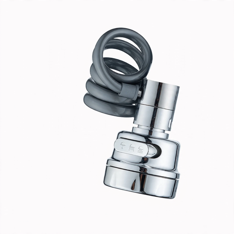 kitchen faucet attachment, extendable, with splash guard