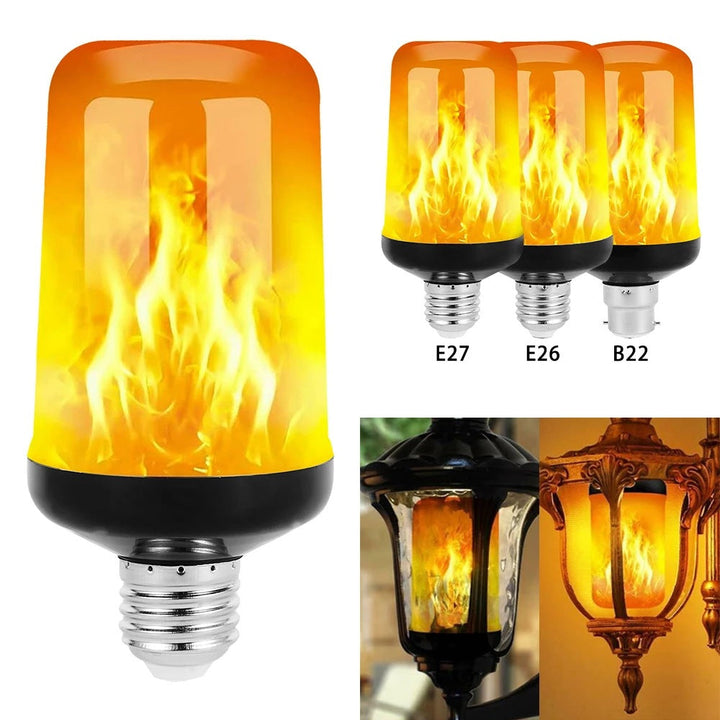 LED FLAME LIGHT PARTY LAMP - 4 MODES FIRE SIMULATION | Stornfield