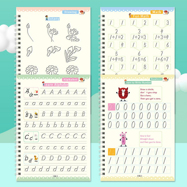 Learning practice books for children | Accelerate writing and thinking skills | Stornfield