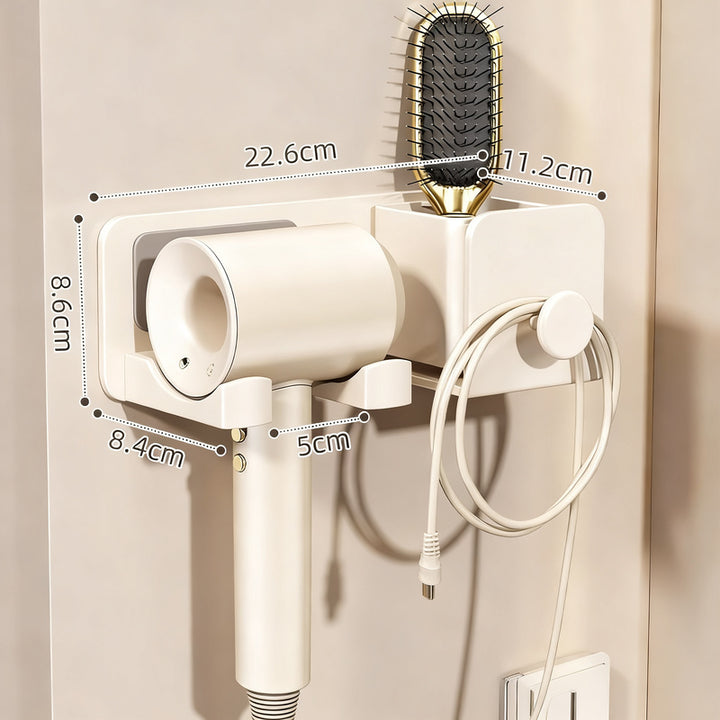 Hair Dryer Holder with Cable Winder