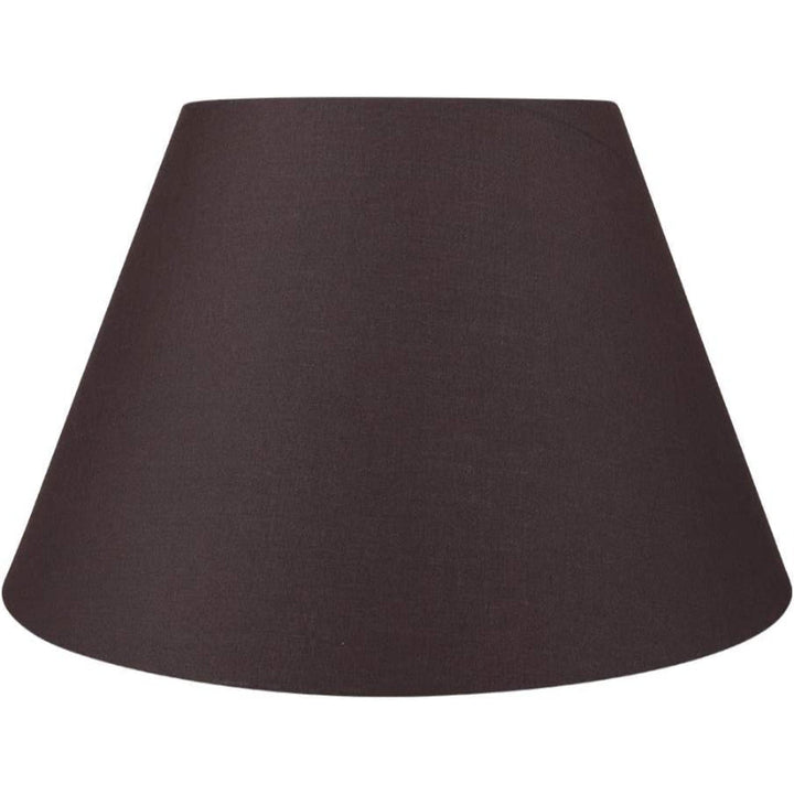 Stornfield | Medium Barrel Fabric Lamp Shade for Table and Floor Lamps, 7x13x7.8 Inches, Natural Ventilated Linen, Handmade, Spider (White)