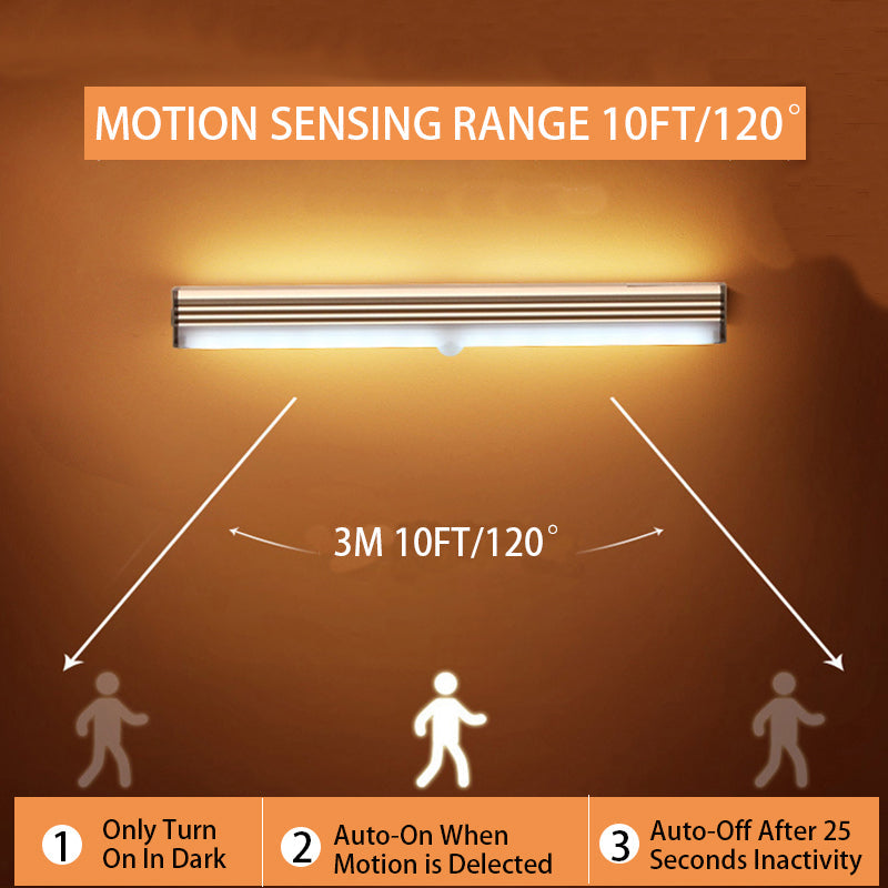 WIRELESS LED NIGHT LIGHT WITH MOTION SENSOR AND RECHARGEABLE BATTERY | Stornfield