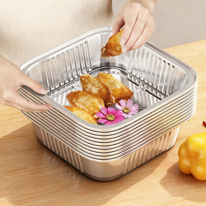 Aluminum baking molds for air fryers and ovens