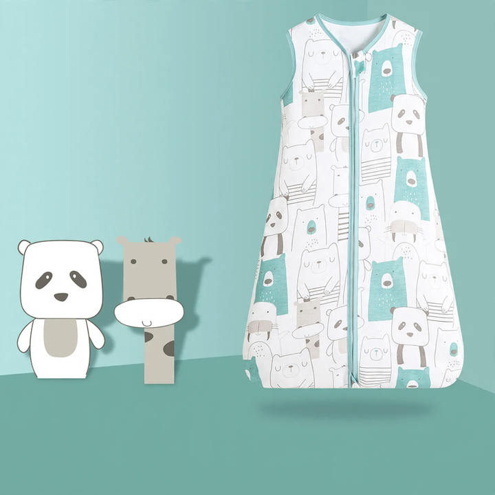 Baby sleeping bag with padding, size S–L