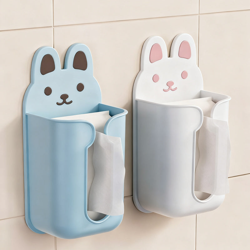 Wall-mounted paper towel holder, plastic