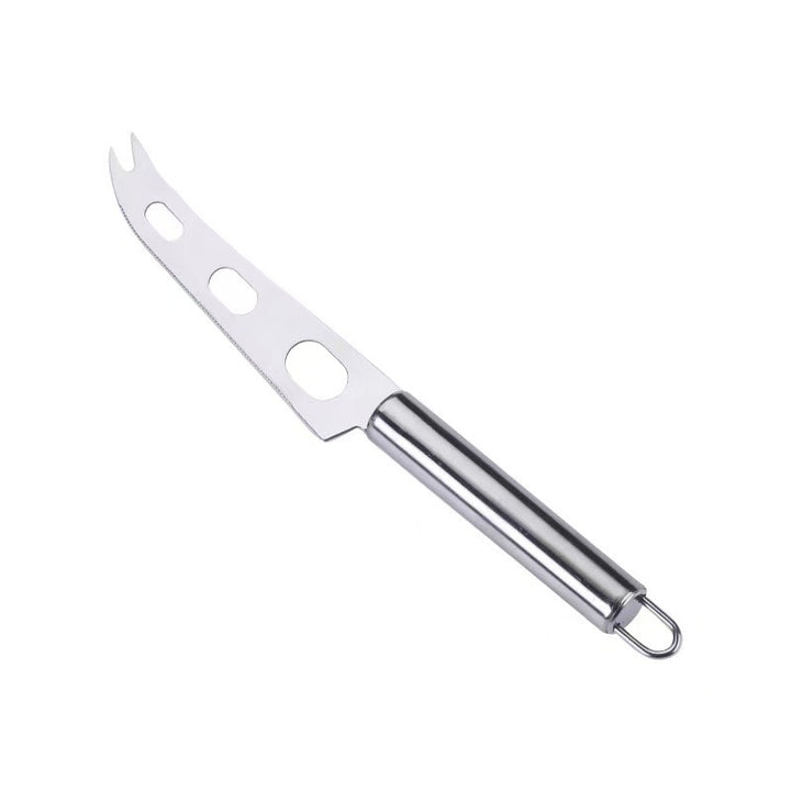 Pizza cutter and cake server made of stainless steel