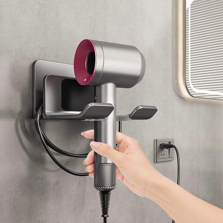 Hair Dryer Holder with Cable Winder