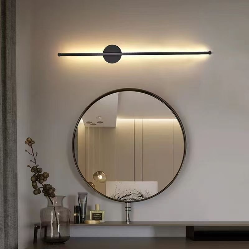 LED wall lamp modern, Aluminum, Silicon