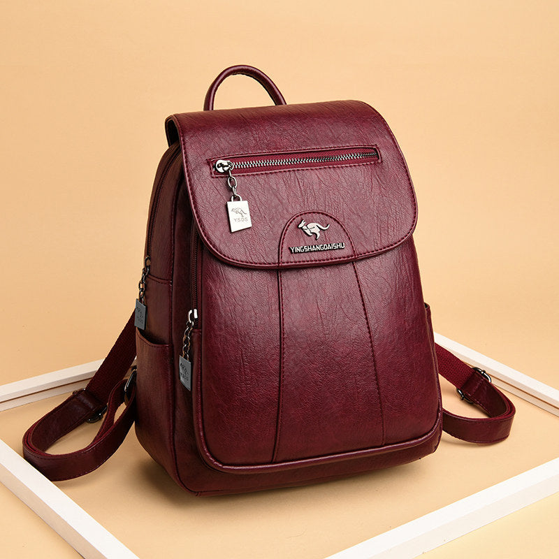 Women's Backpack, PU Leather, Vintage Style