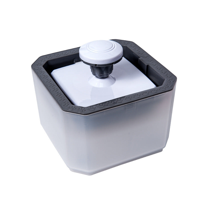 Automatic pet drinking bowl with water circulation, large capacity
