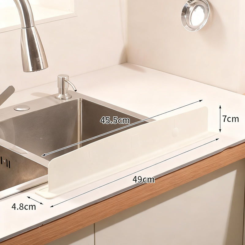 Silicone splash guard for sink