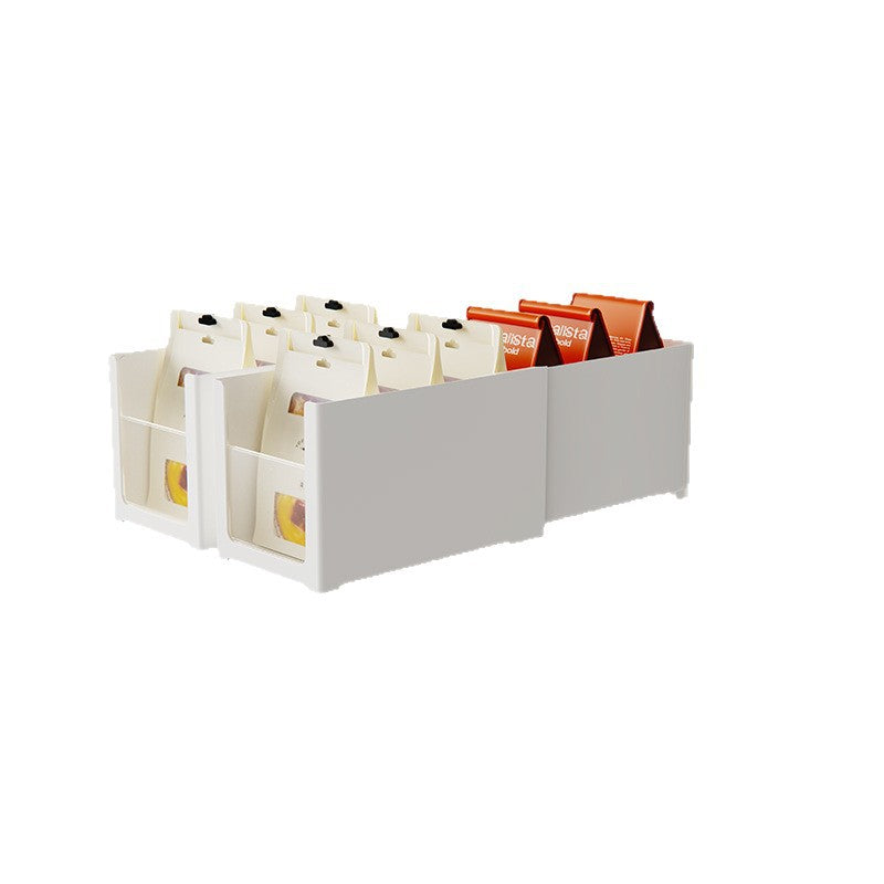 Wall-mounted storage box with compartments