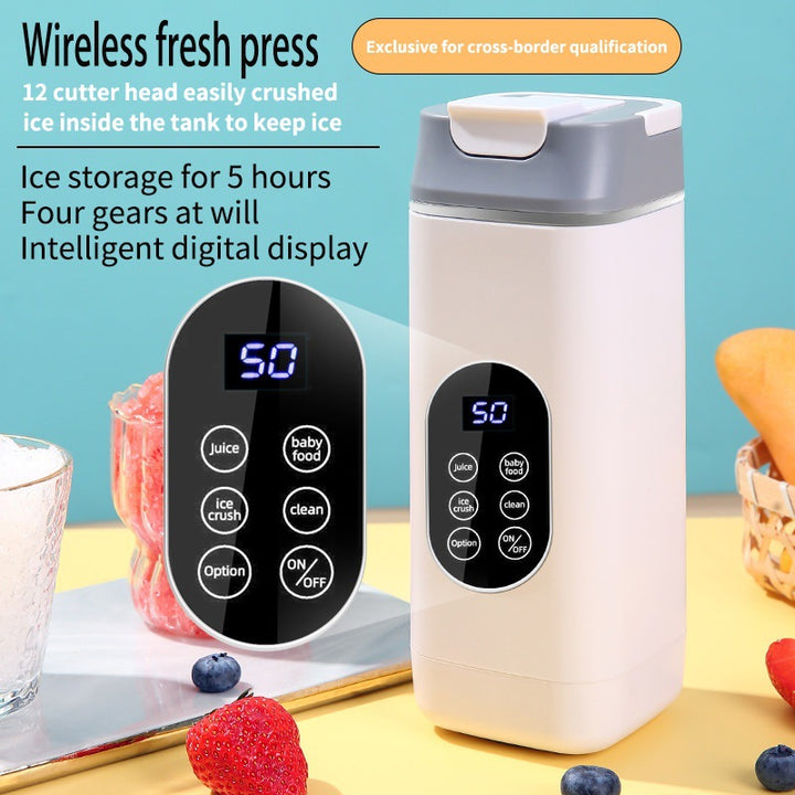Portable USB Juicer, 400 ml, 12 Meal Teeth