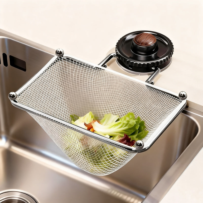 Sink filter sieve with suction cup