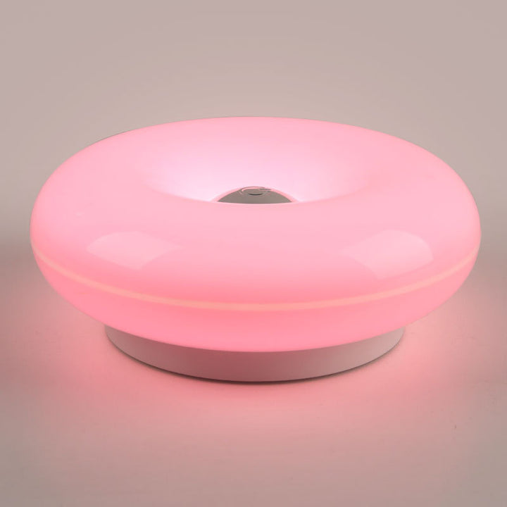 Donut table lamp with touch switch, 22.5 × 15 × 7 cm