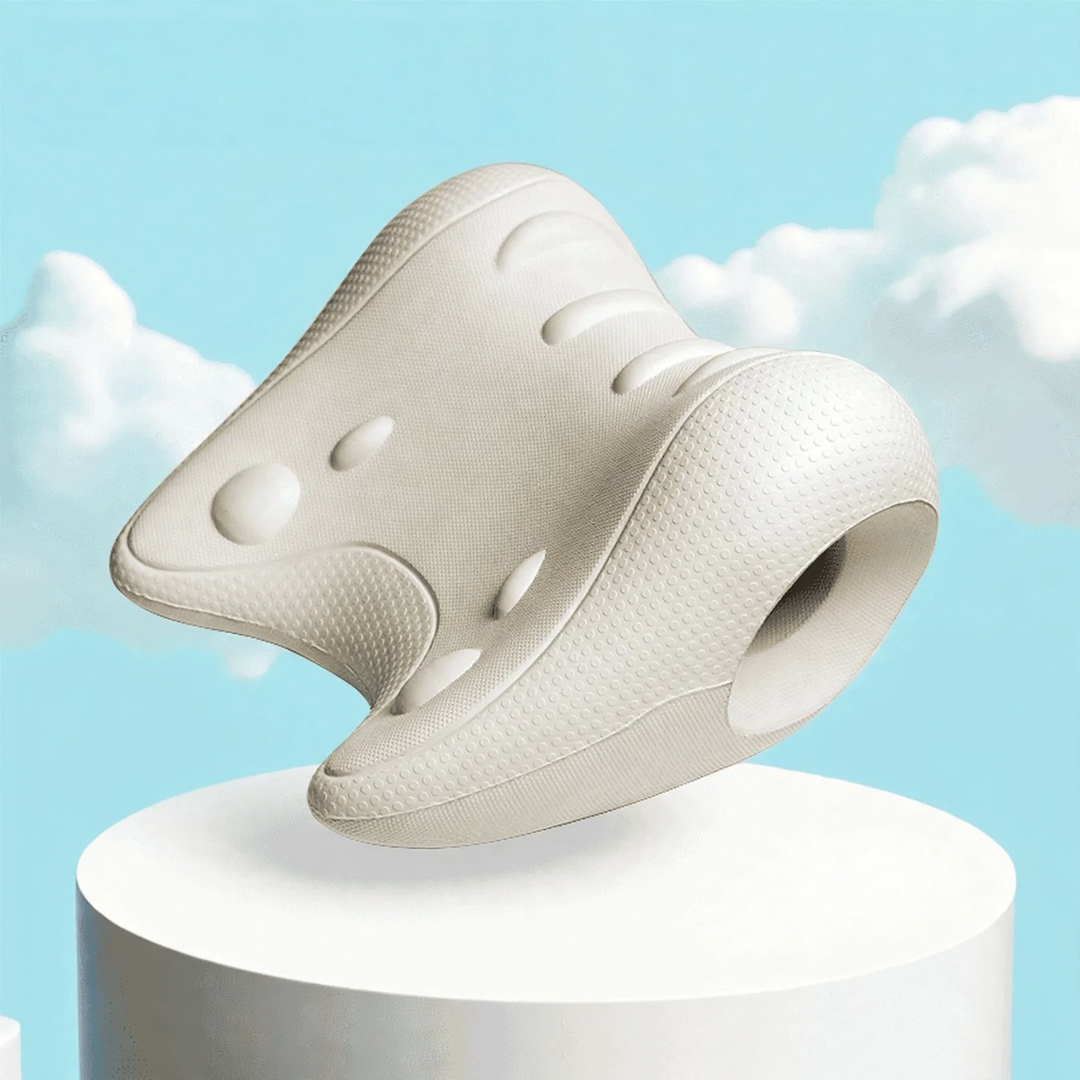 Neck massage pillow with air pressure kneading massage