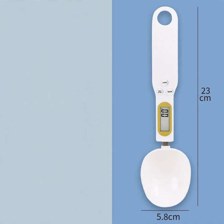 Digital weighing spoon with precision up to 0.1 g