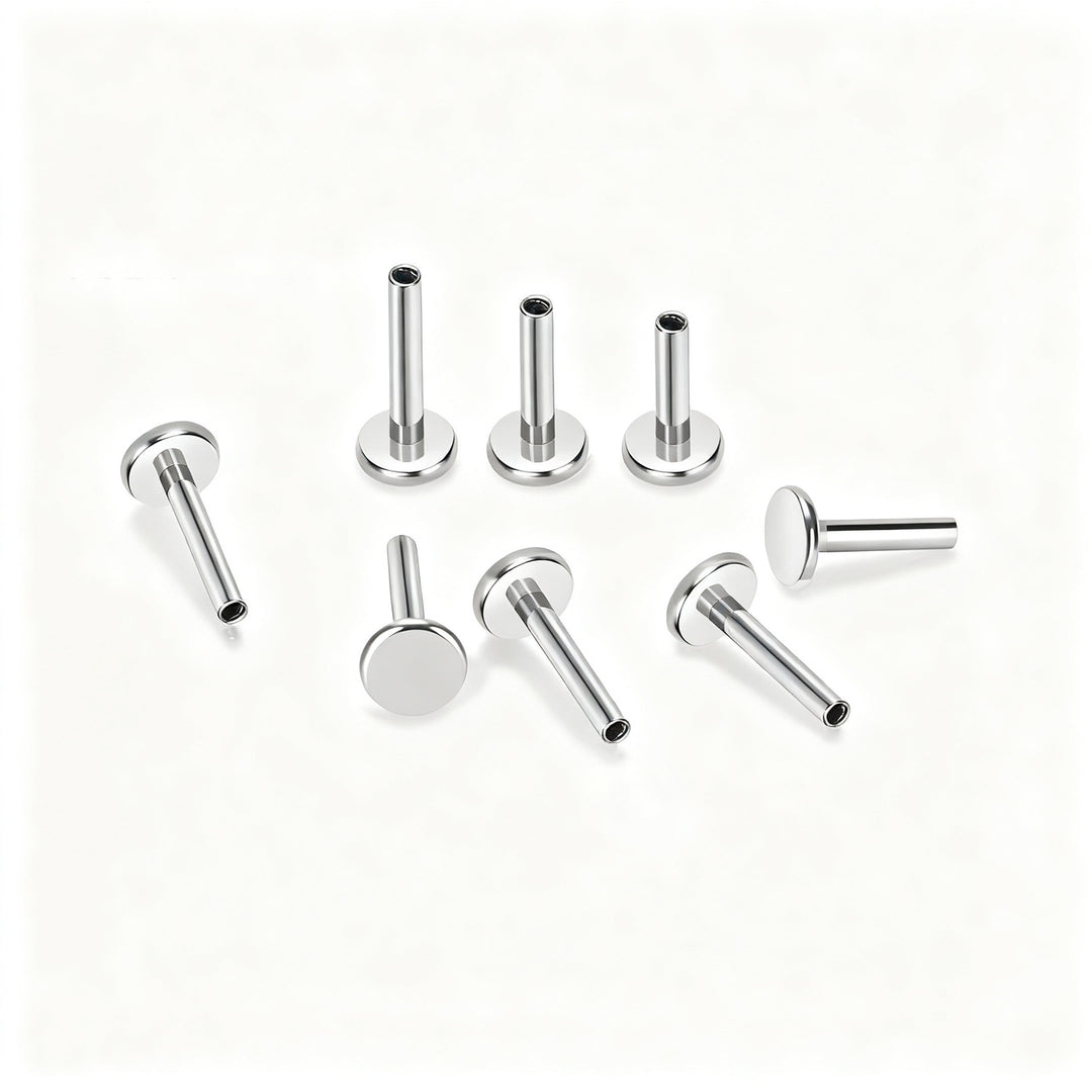 Titan-Piercing rod, flat base, internal thread