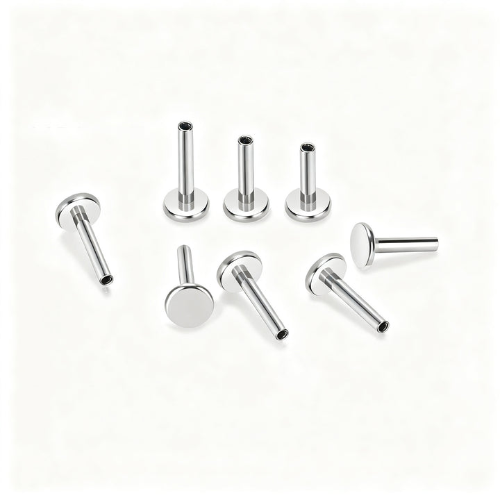 Titan-Piercing rod, flat base, internal thread