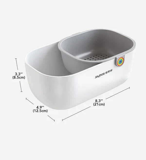 Practical Snack Bowl | 2-tier Design for Clean Snacking | Stornfield