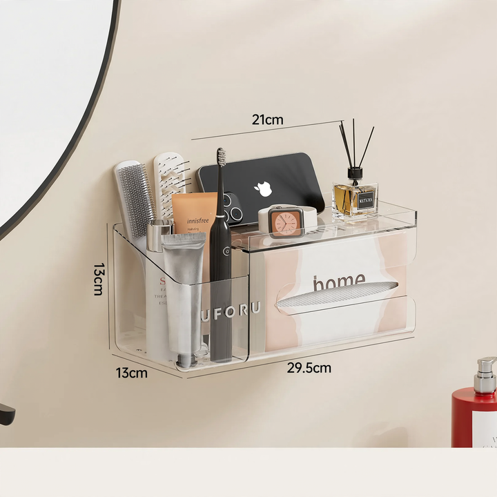 Wall-mounted toilet paper holder, plastic, Z10003C
