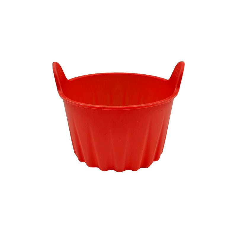 Silicone egg cups, round, 9×9×7 cm