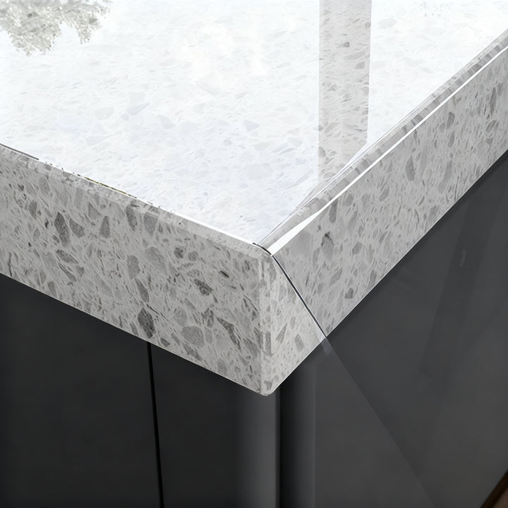 Transparent protective foil for tables and furniture