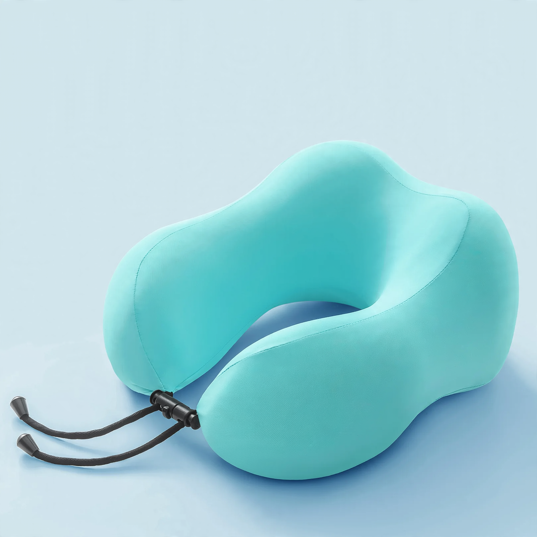 U-shaped memory foam neck pillow for travel