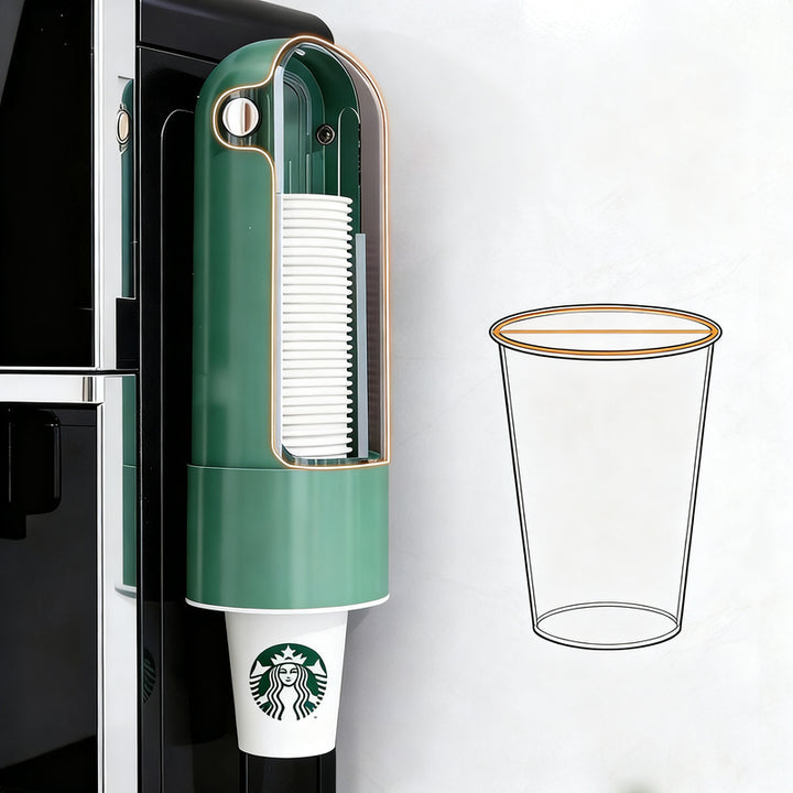 Wall mount for disposable cups