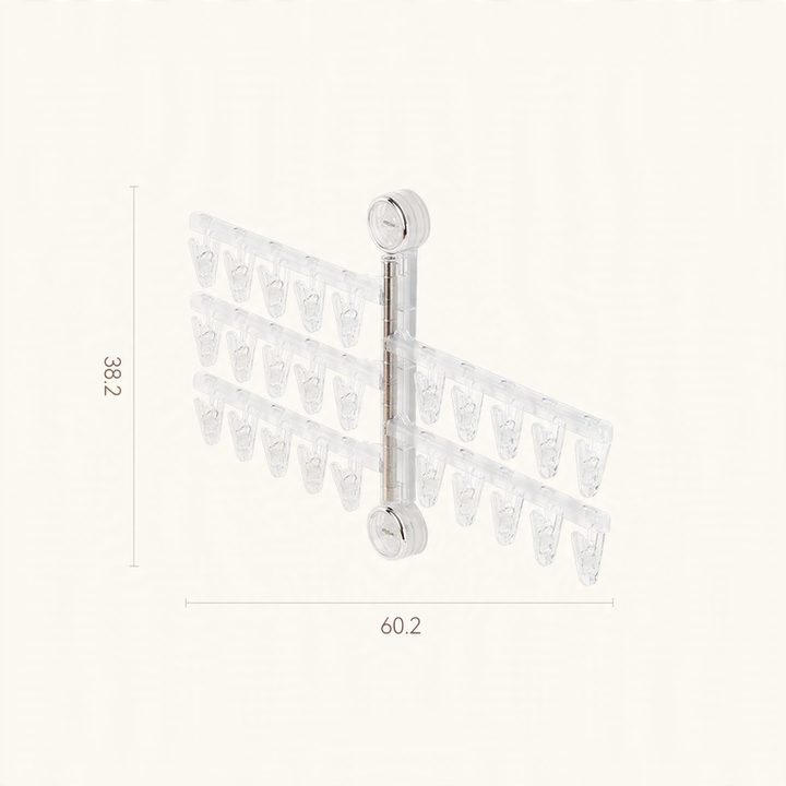 Foldable drying rack with suction cup, model YM.6998