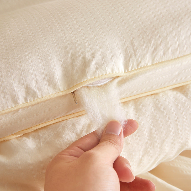 Soy fiber quilt, two-piece, cotton