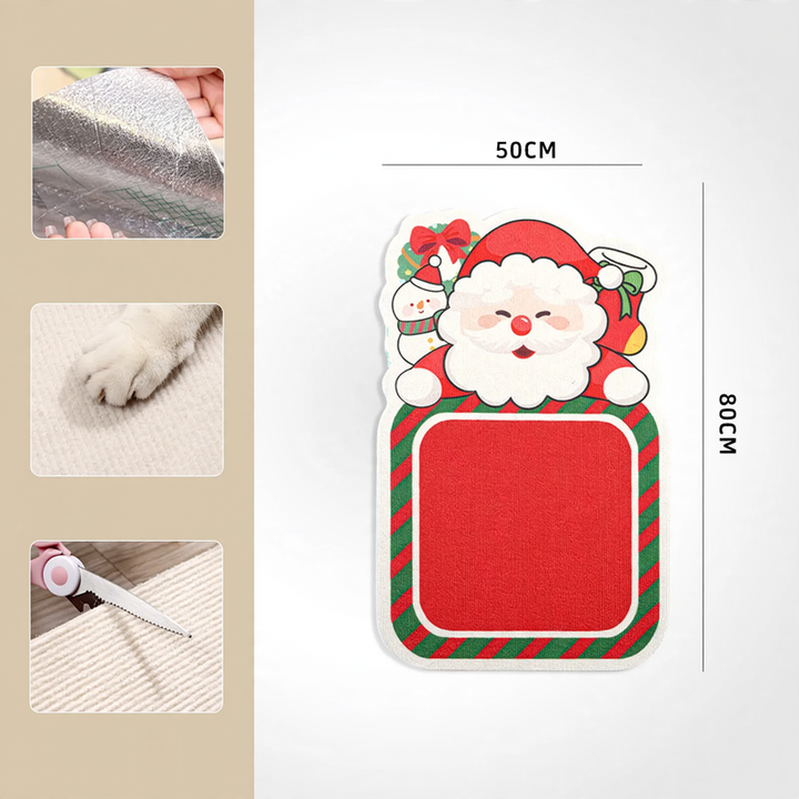 Christmas scratching board for cats, 50×80 cm