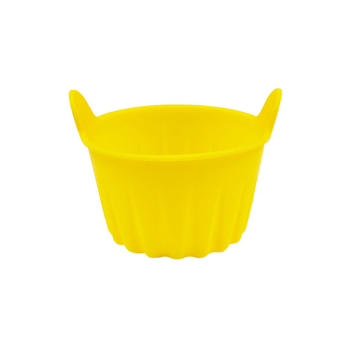 Silicone egg cups, round, 9×9×7 cm
