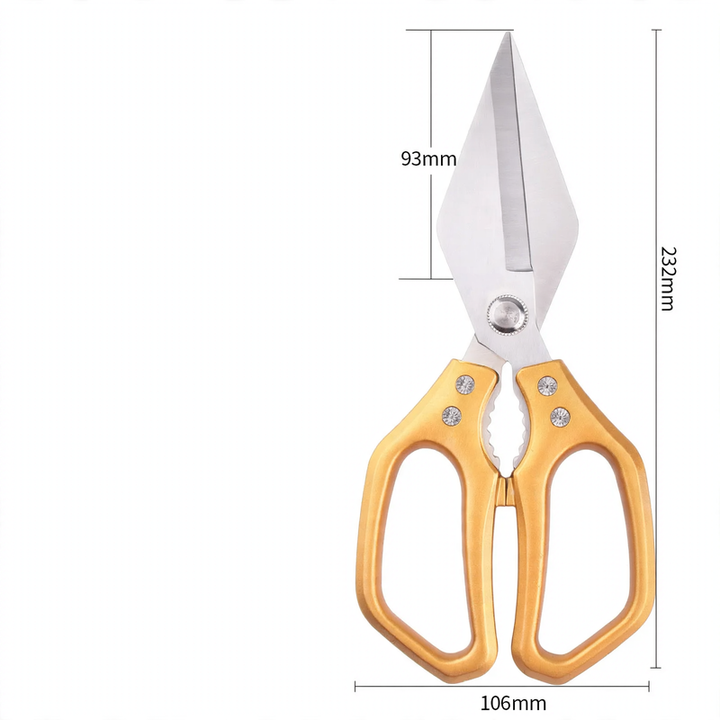 Kitchen scissors made of stainless steel