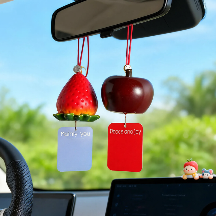 Car trailer with strawberry fragrance