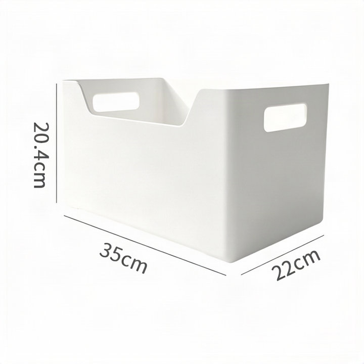 Wall-mounted storage box with compartments