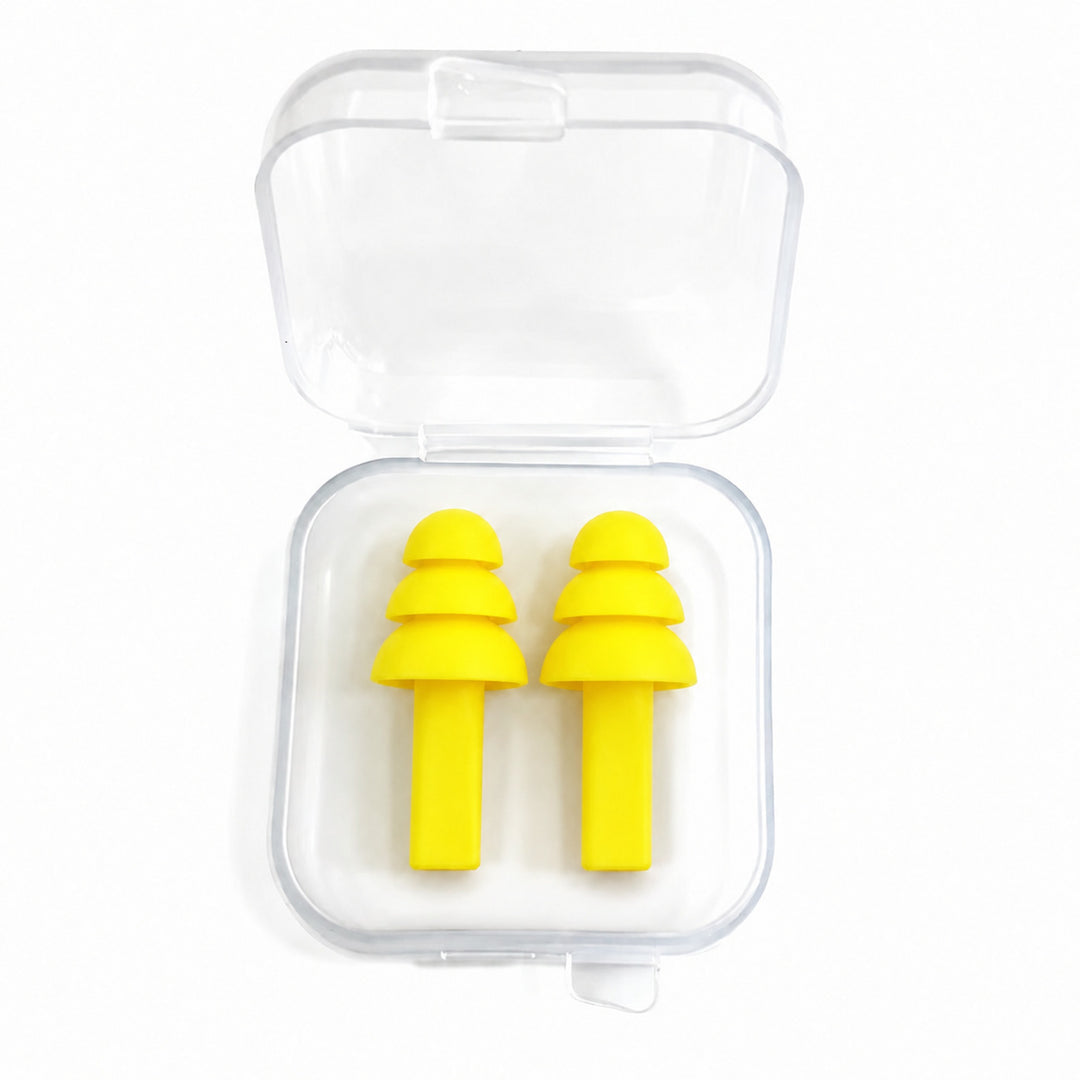 Foam ear plugs, spherical shape, 25×12 mm