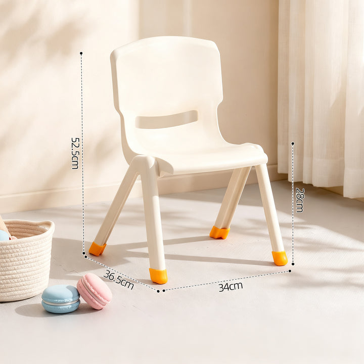Children's chair made of ABS plastic, non-slip, stackable
