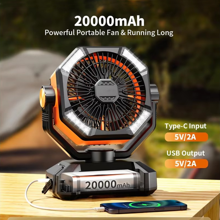 Portable Camping Cooling Fan | Stornfield
