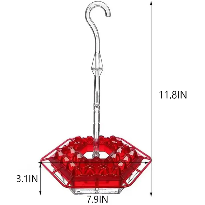 Stornfield | Ant Proof Hummingbird Feeder, Outdoor Hanging Perch