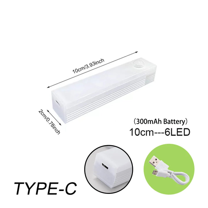 WIRELESS LED NIGHT LIGHT WITH MOTION SENSOR AND RECHARGEABLE BATTERY | Stornfield